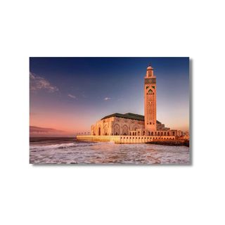 Chassis Toile Mosque Hassan Ii 60x40 Cm Sm