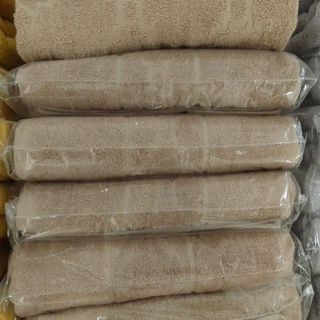 Drap de Bain Arabesque 150x100 Marron 100% Coton - Réf. 0720092