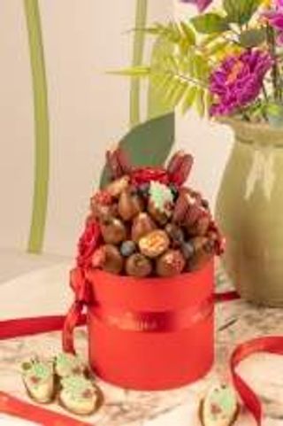 Bouquet De Fraises Enrobées De Chocolat