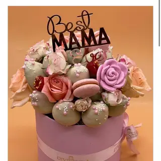 Bouquet Fruits Enrobés De Chocolat Pastel