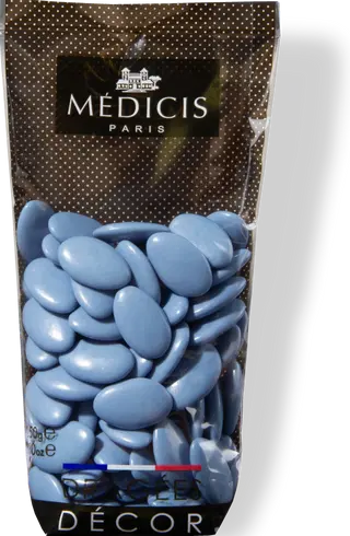 Dragees Chocolat Laqué bleu 250g