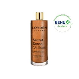lovren superb bronze secret sense suvo ulje za lice, telo i kosu sa efektom bronzanog sjaja, 100 ml