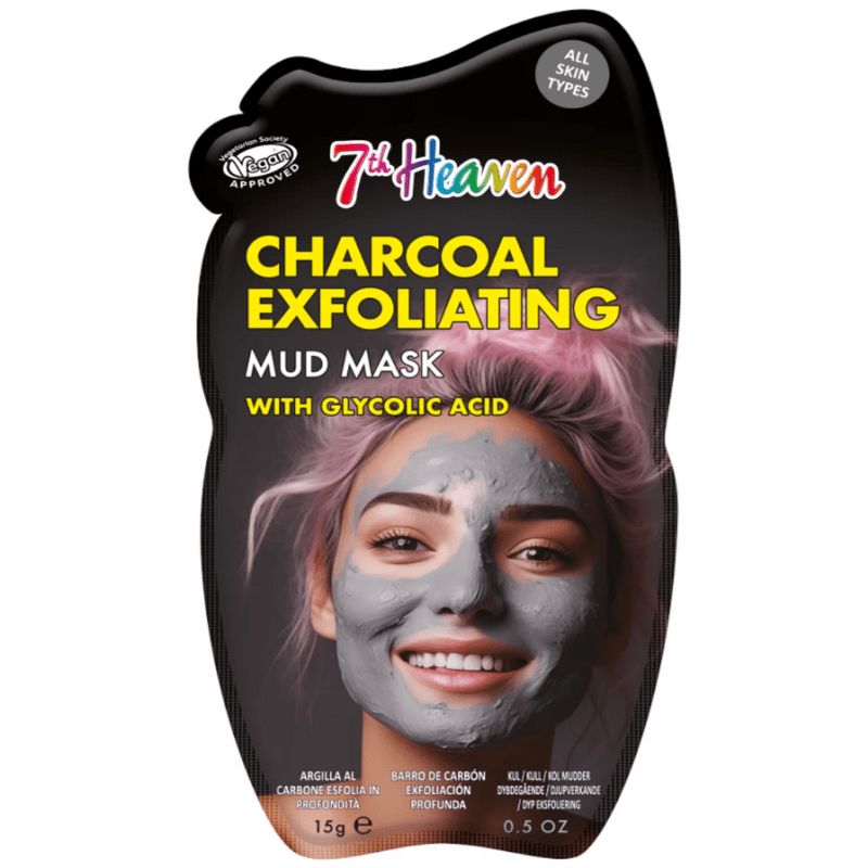 Máscara Facial esfoliante Carvão