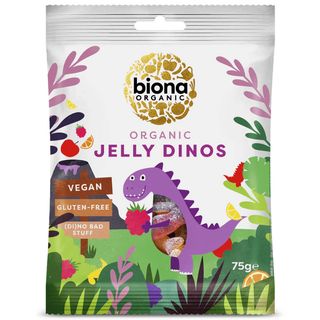 BIONA organic bomboni gumeni jelly dinos 75 GR