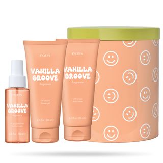 PUPA set happy box tuš gel+losion+mirisna voda 100ml vanilla groove