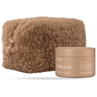 PUPA set teddyland puter za tijelo milk and coffee beans 150 ML