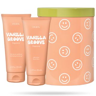 PUPA set happy box piling tuš gel + losion 200ml vanilla groove