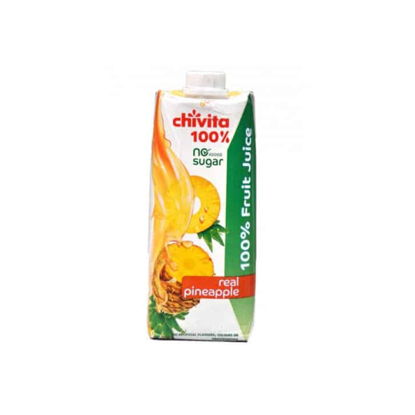 Chivita 100% Pineapple Juice No Added Sugar, 1L