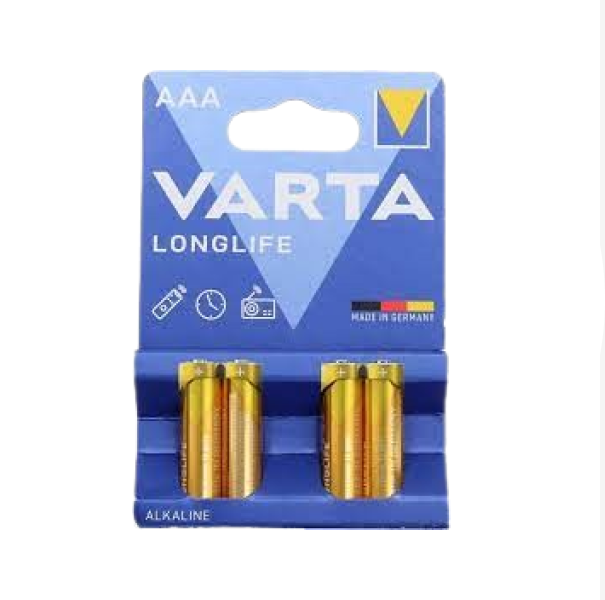 Varta Longlife Alkaline Aaa Batteries, 2 Pieces