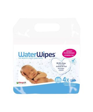 LINGETTES BÉBÉ WATERWIPES VALUE PACK 4X60