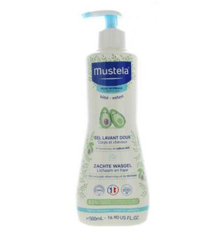 MUSTELA GEL LAVANT DOUX A l’AVOCAT CORPS & CHEVEUX 500 ML