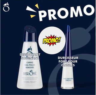 HEROME PACK DISSOLVANT SOIGNANT + DURCISSEUR FORT POUR ONGLES