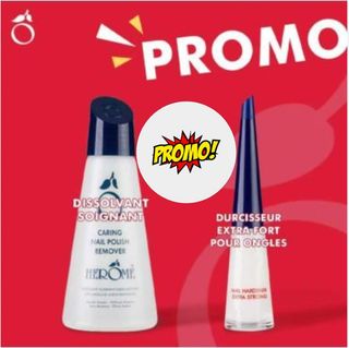 HEROME PACK DISSOLVANT SOIGNANT + DURCISSEUR EXTRA FORT POUR ONGLES
