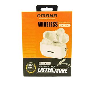 AMAYA Premium Wireless Bluetooth Headset, White