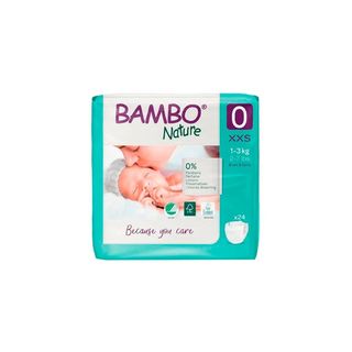 Bambo Nature Couche T0 ( 1-3Kg ) 24 Unités