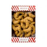 Печиво 250 г Корнетті здобне з цукром к/уп