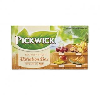 Чай(20ф/п*1,5г) Pickwick чорний набір фруктових чаїв/Суміш травяна(20ф/п*1,9г) фруктовий набір к/уп