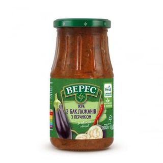 Ікра 0,5 кг Верес з баклажанiв з перчиком ск/банка