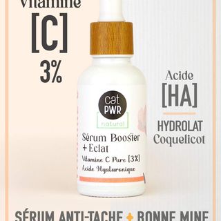 BOOSTER D'ECLAT Sérum de Jour à la VITAMINE C pure [3%] + HA