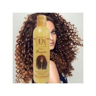 Adn Crème Boucles Cheveux Avec Beurre De Karité  + 10 bigoudis bouclage