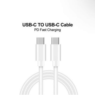 Câble double type C noir ou blanc