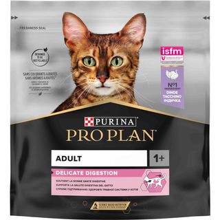 Pro Plan Delicate - с пуйка и ориз, за котки от 1 до 7 години с чуствителна храносмилателна система 1.5 кг.