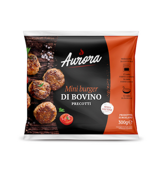 Mini hamburger di bovino 300G Aurora