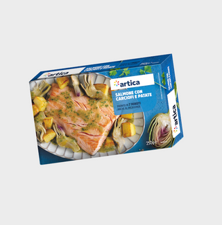 Salmone carciofi e patate 250G Artica