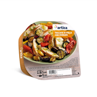 Tagliata di pollo con verdure 250G Artica