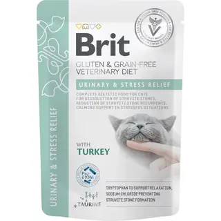 Brit Veterinary Diets Urinary&Stres Relief 85g