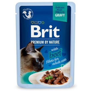 Karma dla kotów Brit Premium Beef, 85 g
