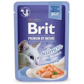Karma dla kotów Brit Premium Salmon, 85 g