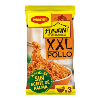 Fusian XXl Pasta Oriental Sabor A Pollo Con Finas Hierbas 185G