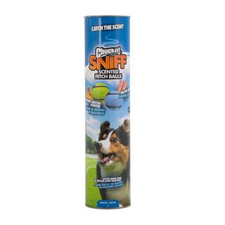 Ci Sniff Fetch Balls Md Canister 4Pk