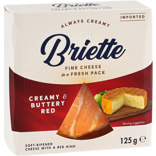 Сир Kaserei Briette creamy buttery red 60% 125 г