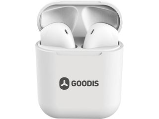 Auriculares Bluetooth True Wireless GOODIS (In Ear - Microfone - Blanco)