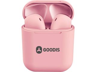 Auriculares Bluetooth True Wireless GOODIS (In Ear - Microfone - Rosa)