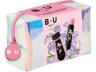 Coffret de Perfume B.U. Absolute Me - Gel de Ducha - Desodorante - Bolsa