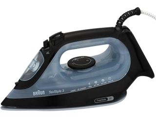 Ferro a Vapor BRAUN SI3055BK (Jato vapor: 180 g/min - Base: Super Cerâmica)