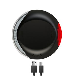 Flexi Lanterna de Luz Led Preta para trelas de cães