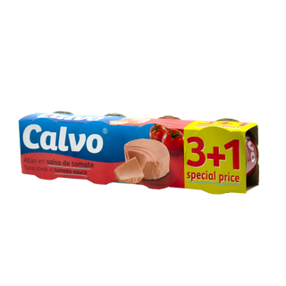 Pack thon calvo au tomates 3+1