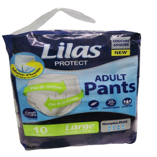 couche adulte Lilas protéger 10 Pcs