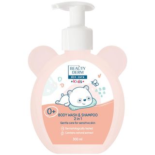 BEAUTYDERM Gel de baie și șampon 2 în 1 pentru bebeluși 300ml