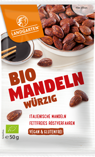 LANDGARTEN organic cs bademi u tamari sosu 50 GR | 9004998900206