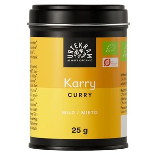 URTEKRAM FOOD organic curry mild 25 GR | 5701058012520