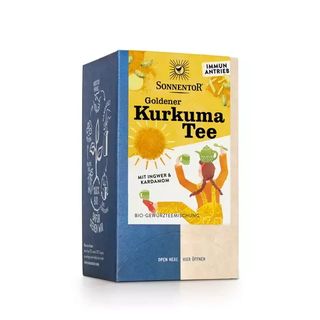 SONNENTOR organic čaj golden kurkuma 18 KOM | 9004145025172