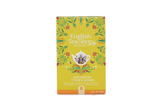 ENGLISH TEA SHOP organic čaj lemongrass, citrus and ginger 20 KOM | 680275029137