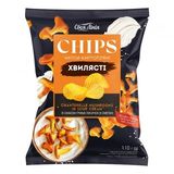 Чипси 110 г Своя Лінія хвилясті лисички в сметані м/уп