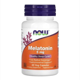 NOW Foods Mélatonine 5 mg - 60 capsules végétarienne