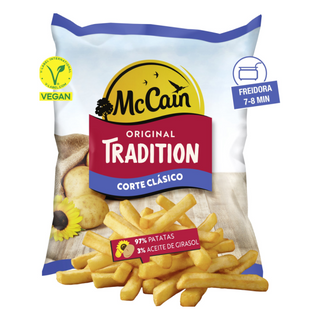 Patatas Prefritas Corte Clásico y Ultracongeladas Mccain Tradition 1Kg